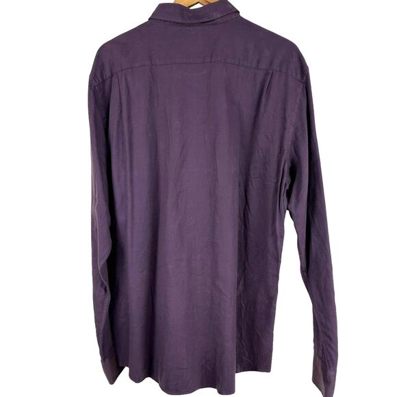 Rodd & Gunn NWT Sports Fit Albini Fabrics Purple Men's Button Up Dress Shirt 2XL - Picture 2 of 9